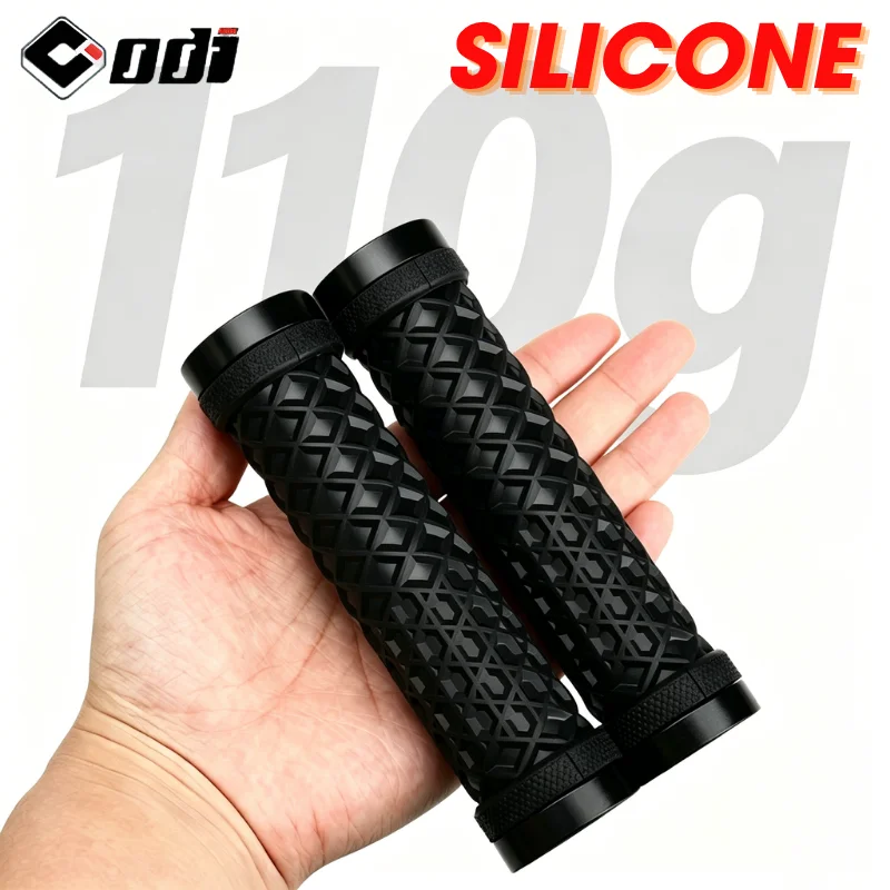 ODI Bicycle Handlebar Grips Bike Lock-on Cuffs Anti-Slip Shock Absorption Handle Cover Double Locking