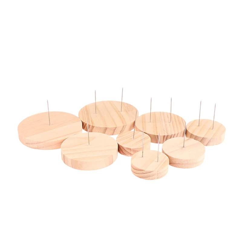 Stojak ekspozycyjny Uchwyt na szydełkowane rękodzieło Stojaki Półka Podpórka Baza do przechowywania Drewniana podstawa pod figurki zwierząt akcji