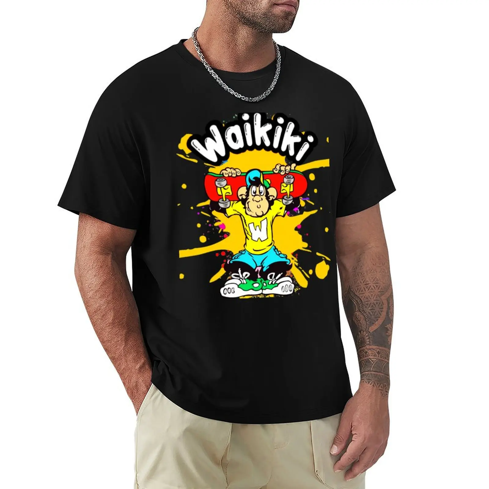 Waikiki, friends T-Shirt Plus Size Basic Short Sleeve Top