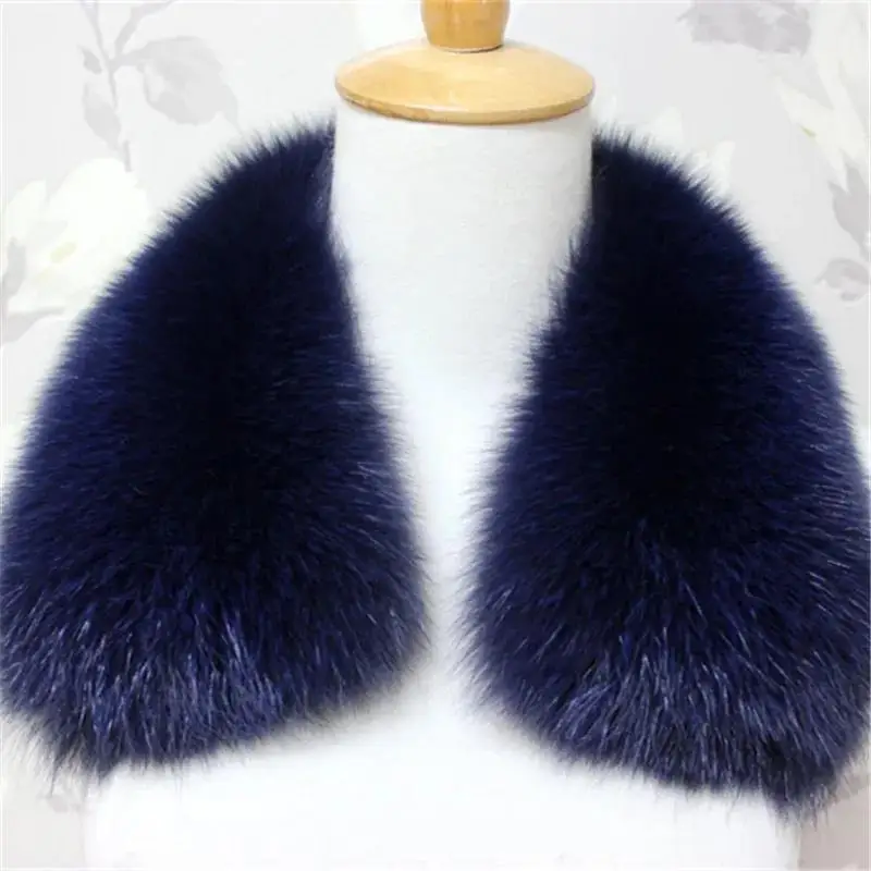 

2024 New Hot Natural Fox Fur Collar Fashion Autumn And Winter Fox Scarf Nude bib Shawl Multi-color Keep Warm Big Fur Shawl