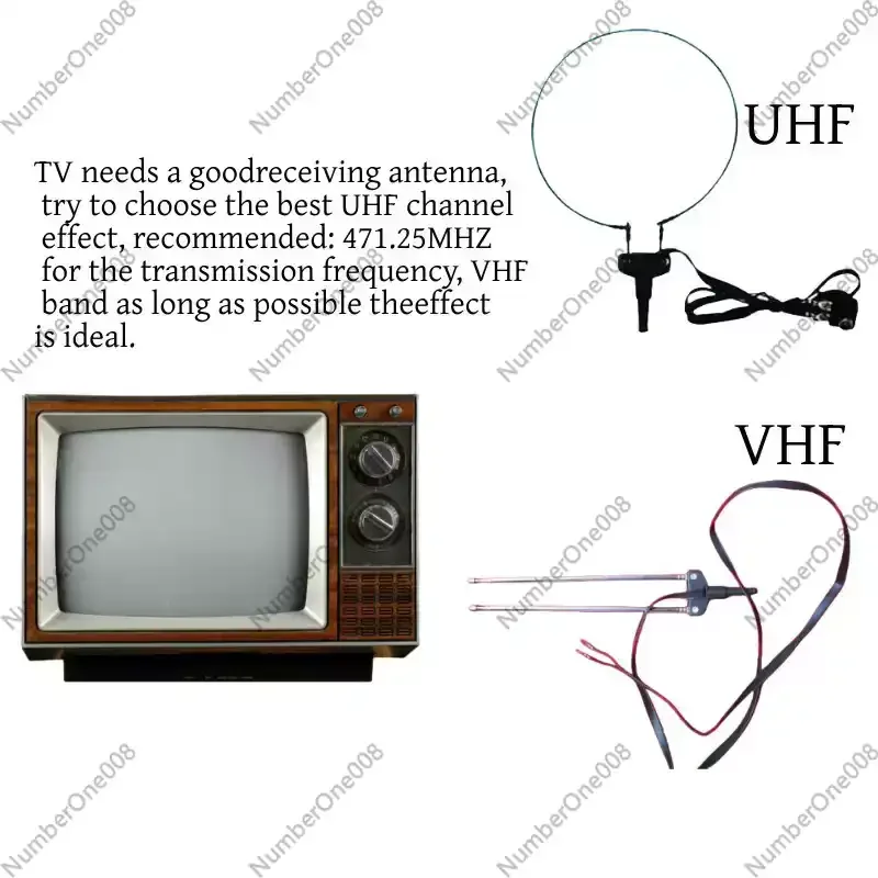 Home Analog TV Transmitter FM Transmitter Supports Imported TV And Radio For Watching And Receiving Audio