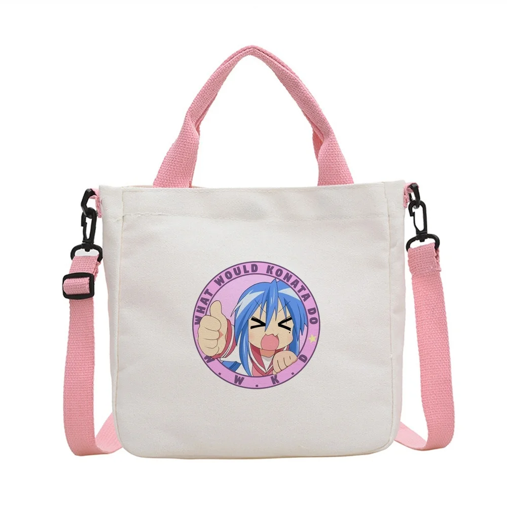 Lucky Star Otaku tote bag torba na zakupy grocery shoulder  canvas  sac cabas woman