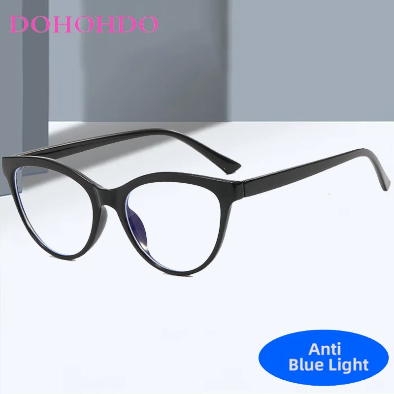 

Classic Cat Eye Designer Brand Optical Glasses Unisex Anti-Blue Light Cat Eye Computer Reading Gaming Eyeglasses For Women Men