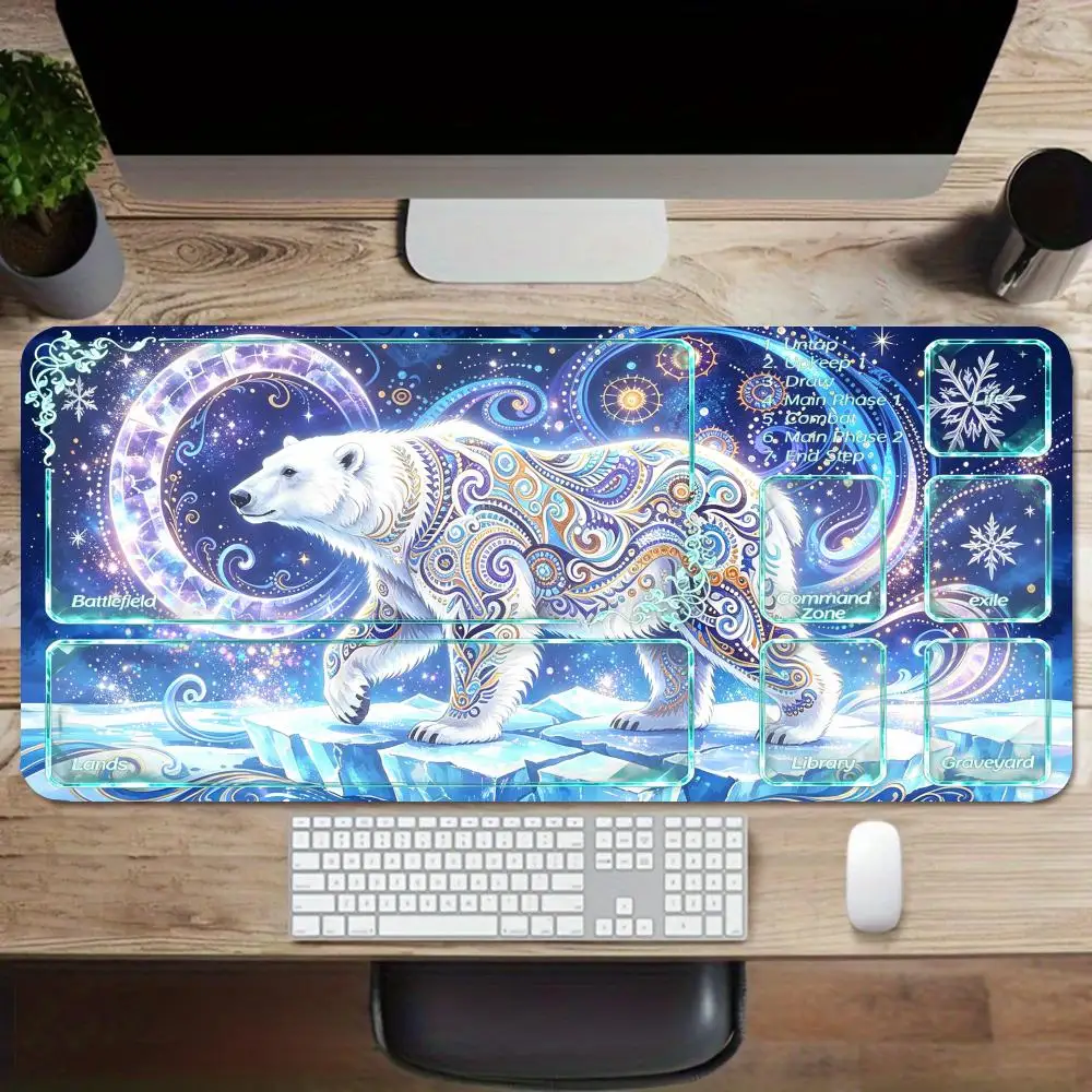 Thorn crown magic toad zone mousepad dark fantasy print slip resistant mat for laptop office