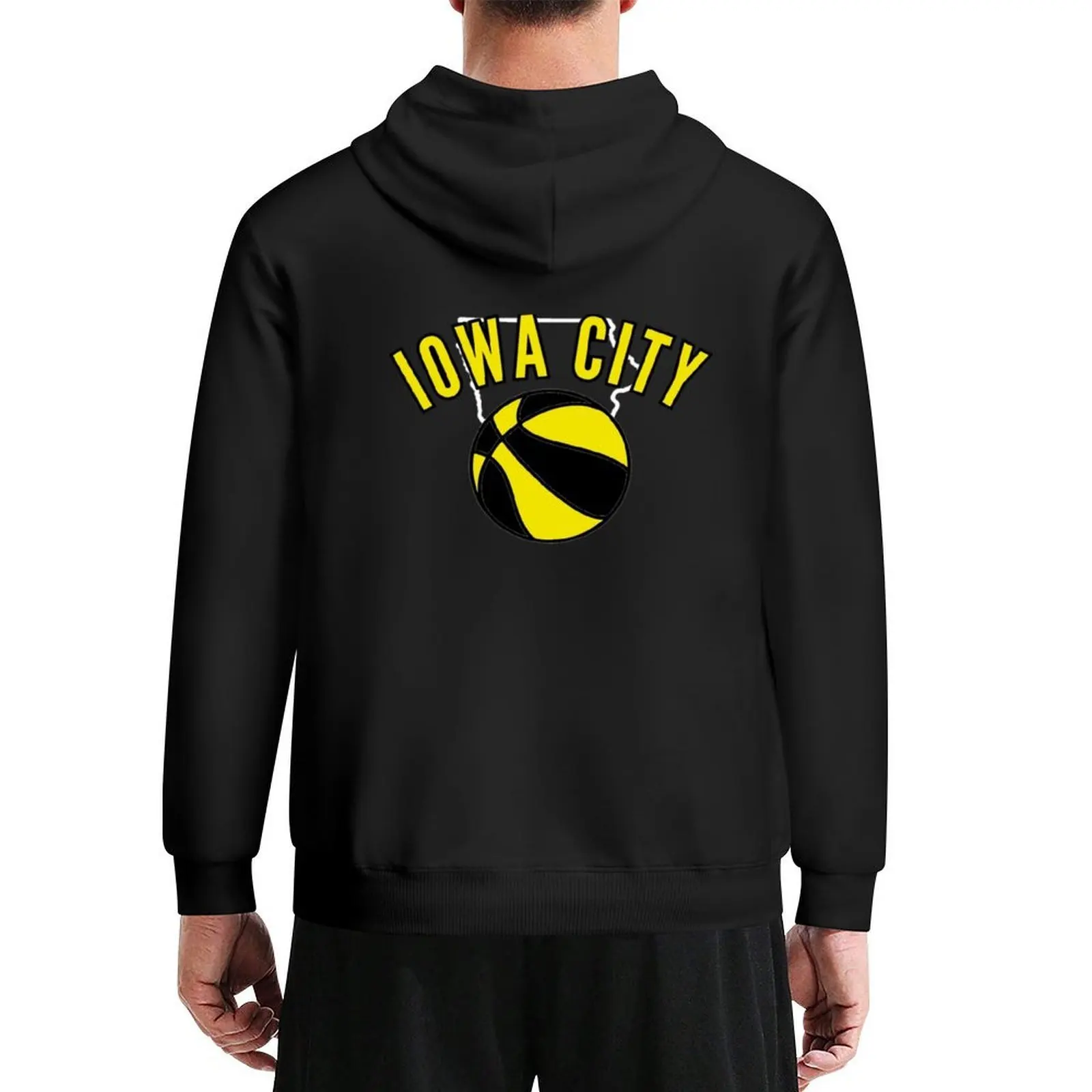 

Iowa City Basketball Hoodie autumn anime clothing mens clothes mens clothing hoodie man