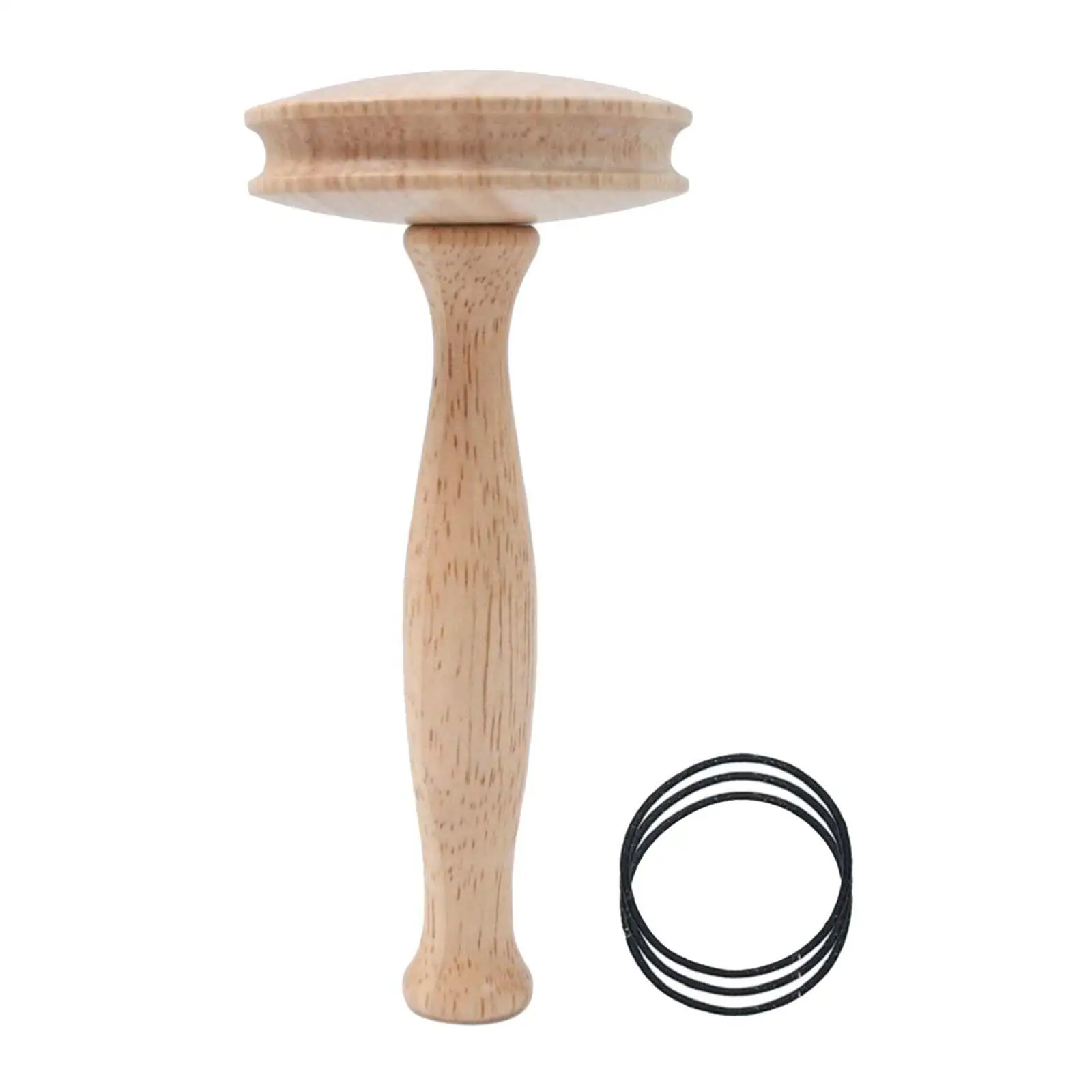 Wooden Darning Mushroom DIY Household Mushroom Shape Sewing Tools Set Portable Darning Supplies Set for Socks Bags Repairing view 3