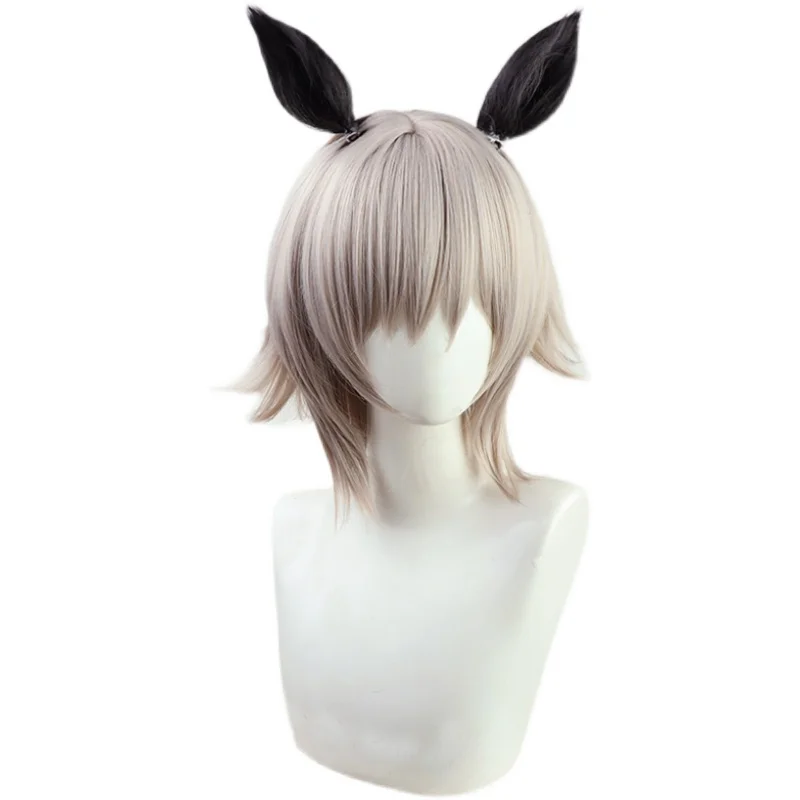 Uma Musume Pretty Derby Curren Chan sombreros para Cosplay peluca Halloween carnaval juego de rol fiesta disfraz Prop sintético