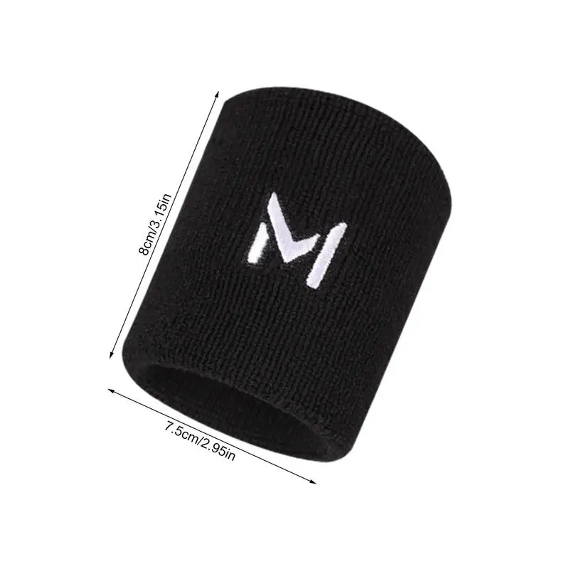 Tennis Wristbands Sports Wrist Sweat Absorption Protective Wristband Women Men Comfortable Fit Fitness Equipment for Badminton image 6