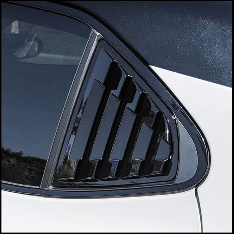 

Car Styling For Toyota Camry 2018-2022 8th Rear Triangular Window Blind Shades Louver Cover Trim Decorate Frame Auto Accessories