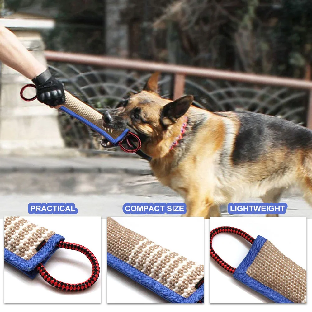 

Dog Bite Pillow Jute Resistant Chewing Training Interactive Molar Pillow Prevents Chewing Damage Dental Care Pet Supply