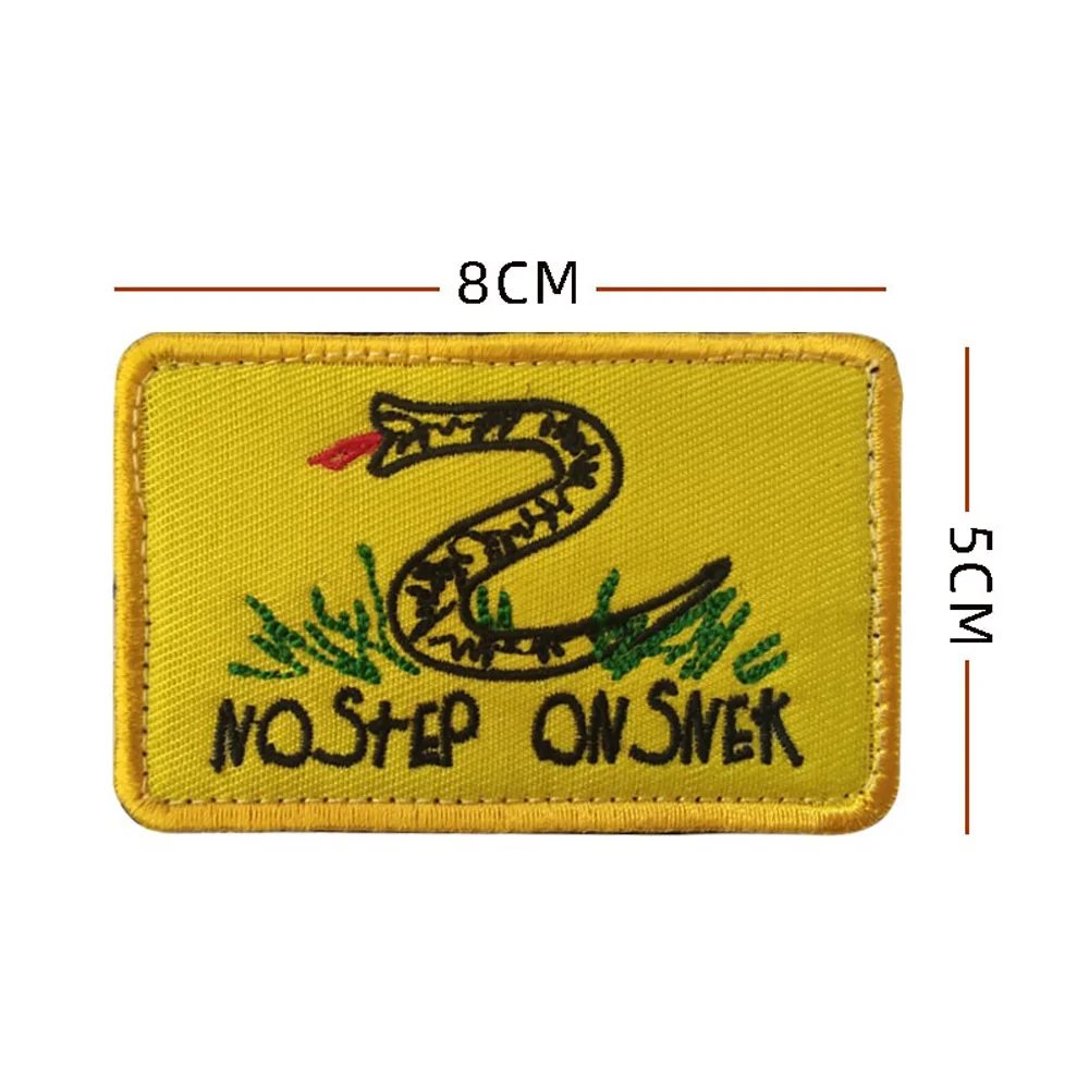 Funny Snake Embroidered Patch, 
