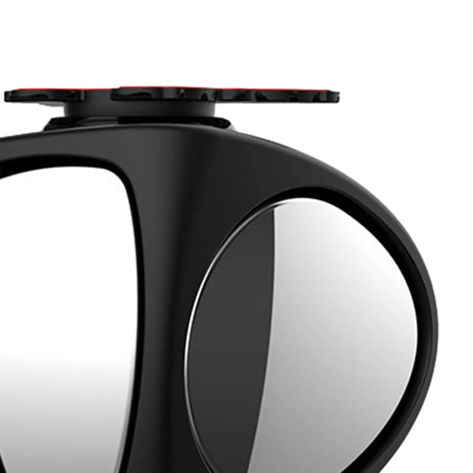 Full Vision Blindspot Mirror 360 Degree Rotating Convex Rear View Car Mirror Accessory for Improved Road Awareness