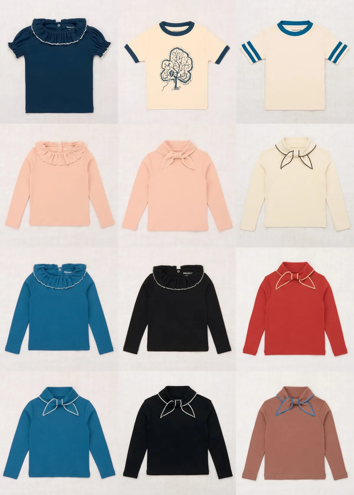 

25AW Toddler Girl Clothes MP Cute Long Sleeve Top Tees Kids Boys T Shirts Children Clothes