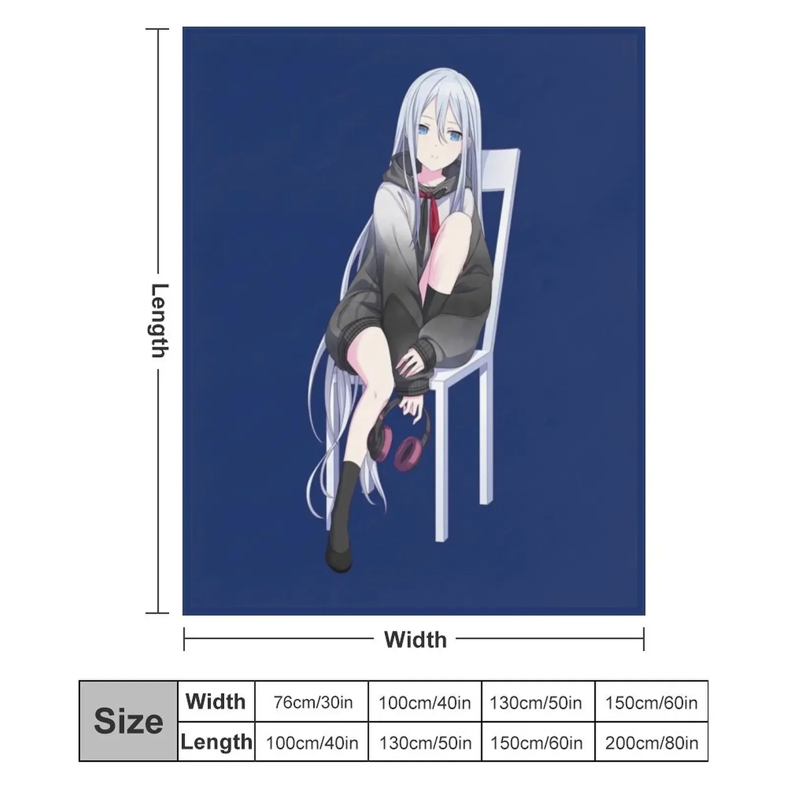 Best sexy Girl Ever Yoisaki Kanade The All Love Project SEKAI Colorful Stage! Throw Blanket Faux Fur Soft Warm Blanket for Bed - view 6