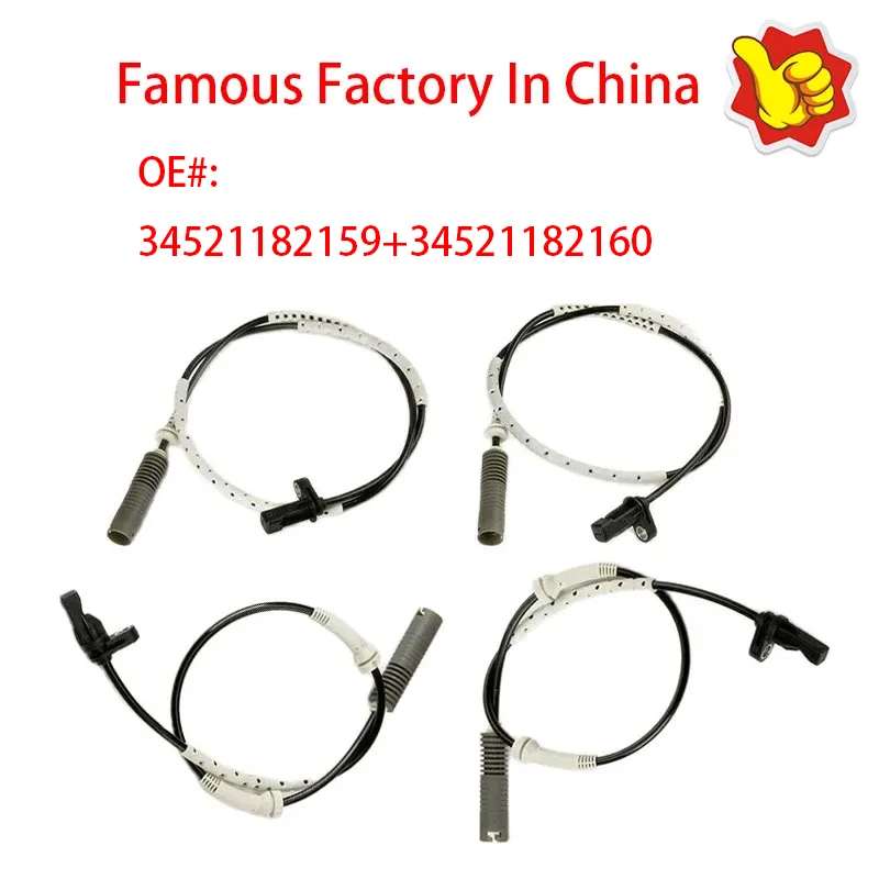 34521182159 34521182160 Front&Rear Left&Right ABS Wheel Speed Sensor For BMW 5' E39 1995-2004