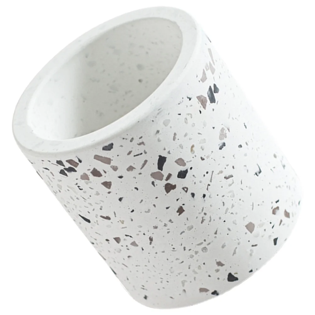 

Bathroom Toothbrush Organizer Sturdy Space Saving Storage Cup Universal Design Makeup Tool Holder Kitchen Utensil Holder