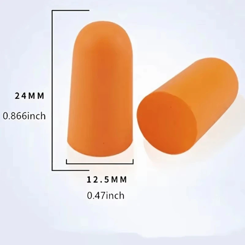 30/60/100/200  Noise Cancelling Ear Plugs Reusable Noise Reduction Protection Sound Insulation Ear Plugs for Sleep Study Work