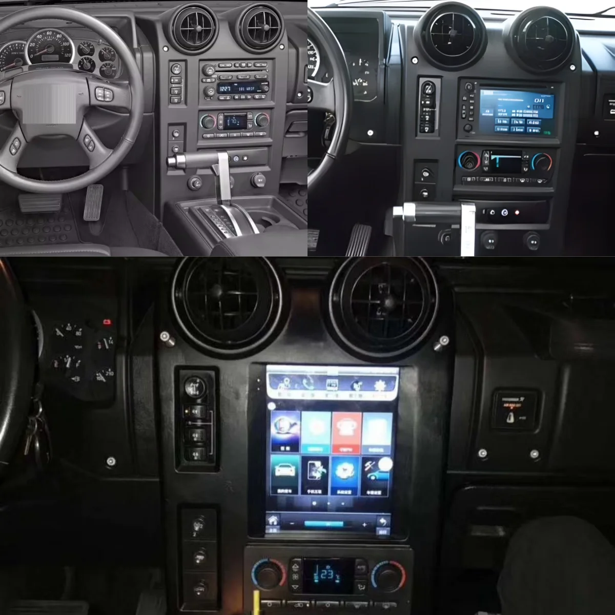 

For Hummer H2 2004 - 2008 Android 14 Car Stereo Car Radio with Radio Multimedia Player Car GPS Navigation Head Unit