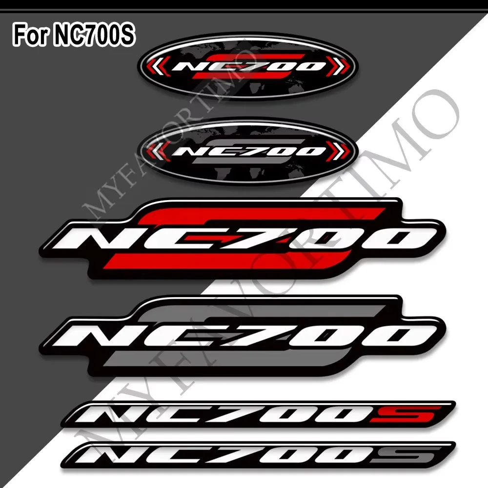 Motorcycle Protector Tank Pad Fuel Oil Knee Stickers Windshield Windscreen Helmet Decals For Honda NC700S NC 700 S