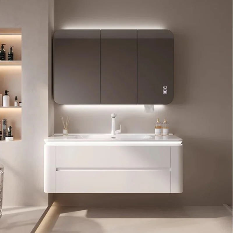 Wine Lighting Bathroom Cabinet Vanity Waterproof Luxury Makeup Bathroom Vanity Space Saving Storage Vestidores Library Furniture