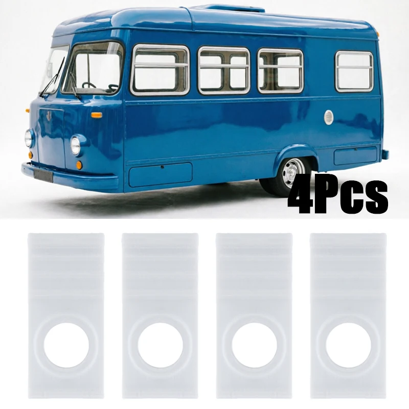 

4Pcs RV Caravan Window Roller Handles Pull Tab White Plastic For Dometic Seitz Springrollo Roller Blind RV Accessories