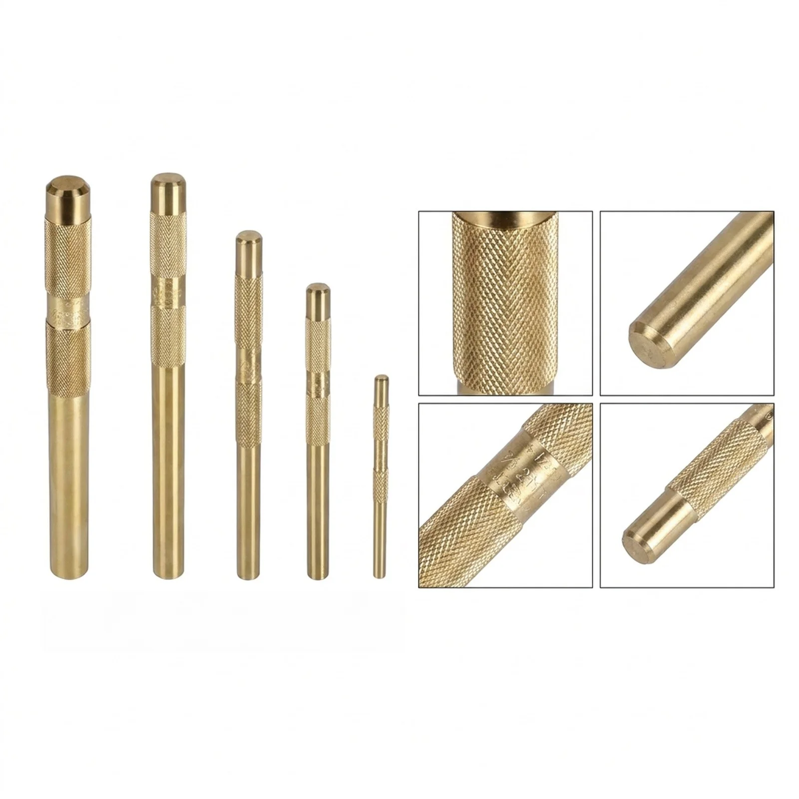 Auto Repair Tasks Engineering Projects Brass for drift Punch Set Punch Tools For Metal Brass Punch Set Suitable For Engineering