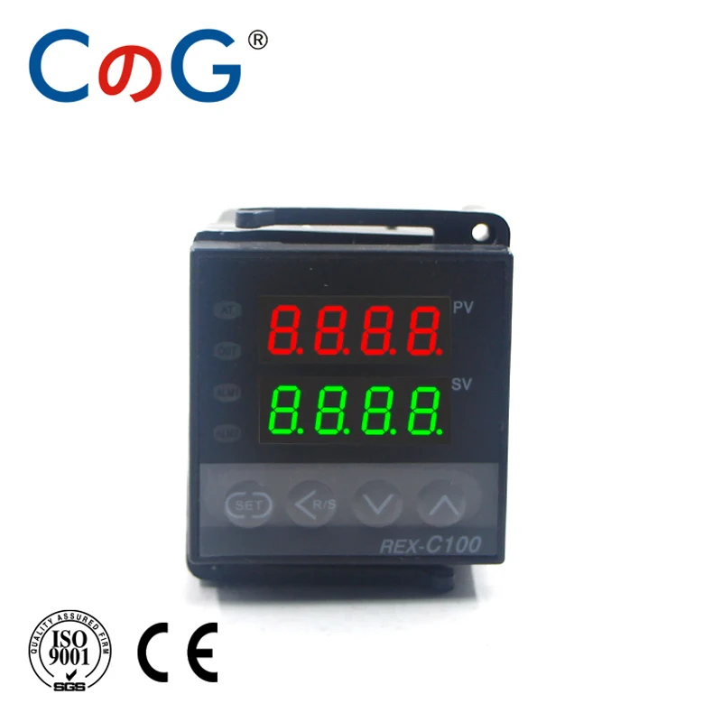 CG REX-controlador de temperatura del termostato, 48x48mm, 600, entrada de 800 grados, K J, PT100, 0-10V, 4-20mA, salida PID, relé SSR, 220V, 24V,