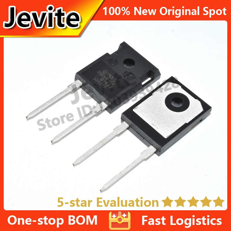 

Jevite 100% New Original electronics Controller 10 units/lote DSEI60-06A TO-247 60A 600V Fast Recovery Diode