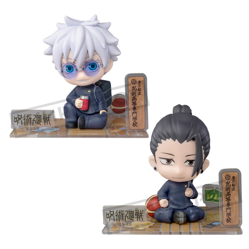 New Jujutsu Kaisen Satoru Gojo Figure Geto Suguru Anime Figurine Original Sunrisepop Ornaments Collection Model Toy Gifts