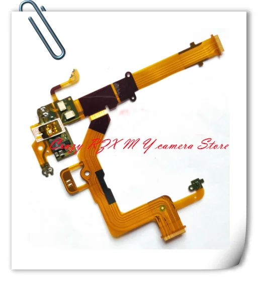 

Запасные части для Sony DSC-RX100M3 DSC-RX100 III, верхняя крышка, управление вспышкой, гибкий кабель FPC ST-1023 A-2059-646-A