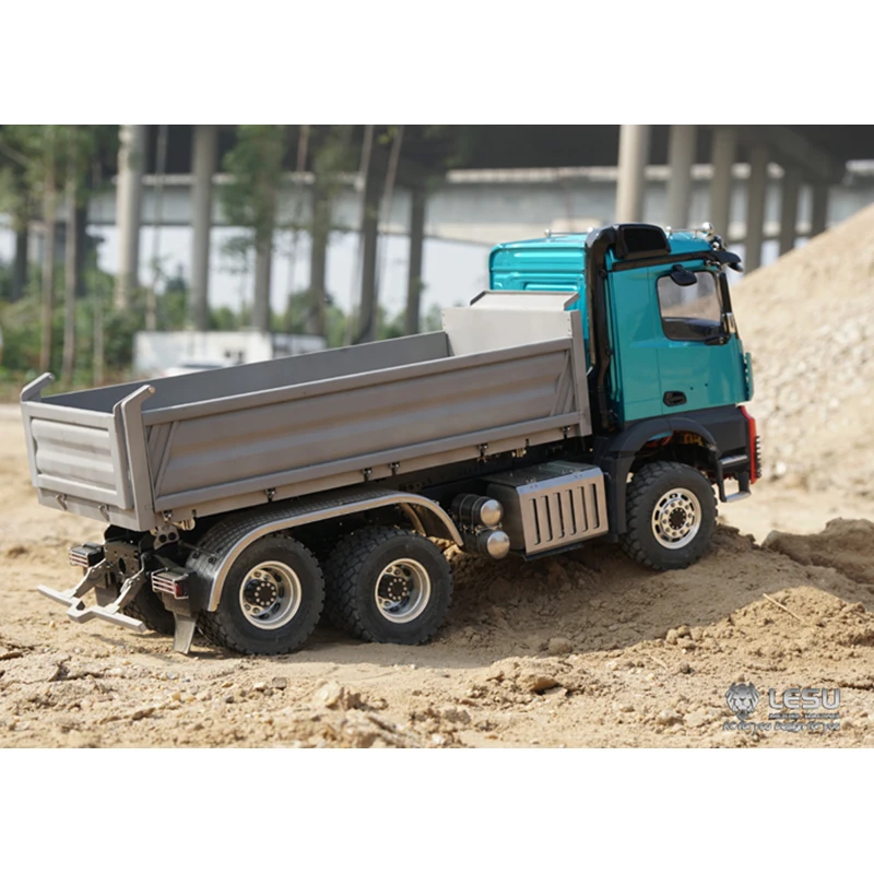 LESU KABOLITE Cabin 6*6 3Axles Three-way RC Tipper Remote Control Dumper For 1/14 DIY 3348 Model Outdoors Toys THZH1218-SMT5