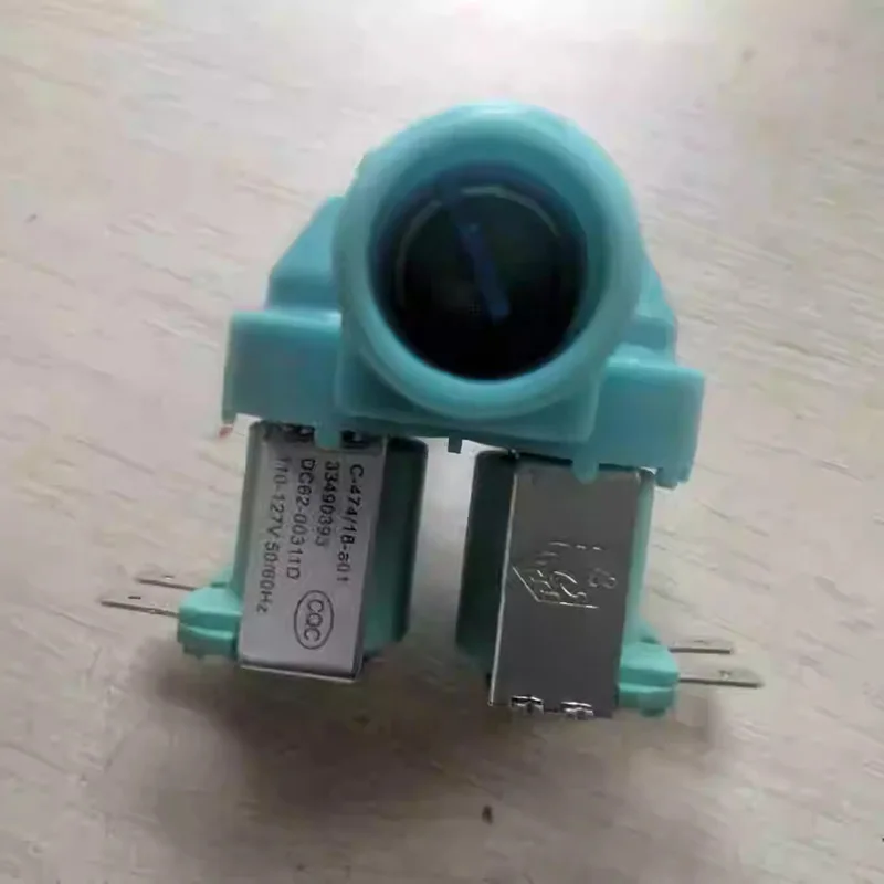 DC62-00311D 110-127V Washing Machine Double Head Water Inlet Valve / Water Inlet Solenoid Valve Washing Machine Parts