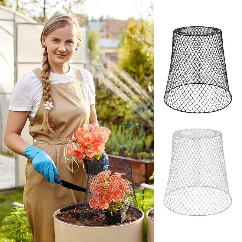 Wire Cloche Plant Protector Plant Protector For Garden 5pcs Squirrel Barrier Outdoor Plant Cages Mesh Design Ensures Healthy