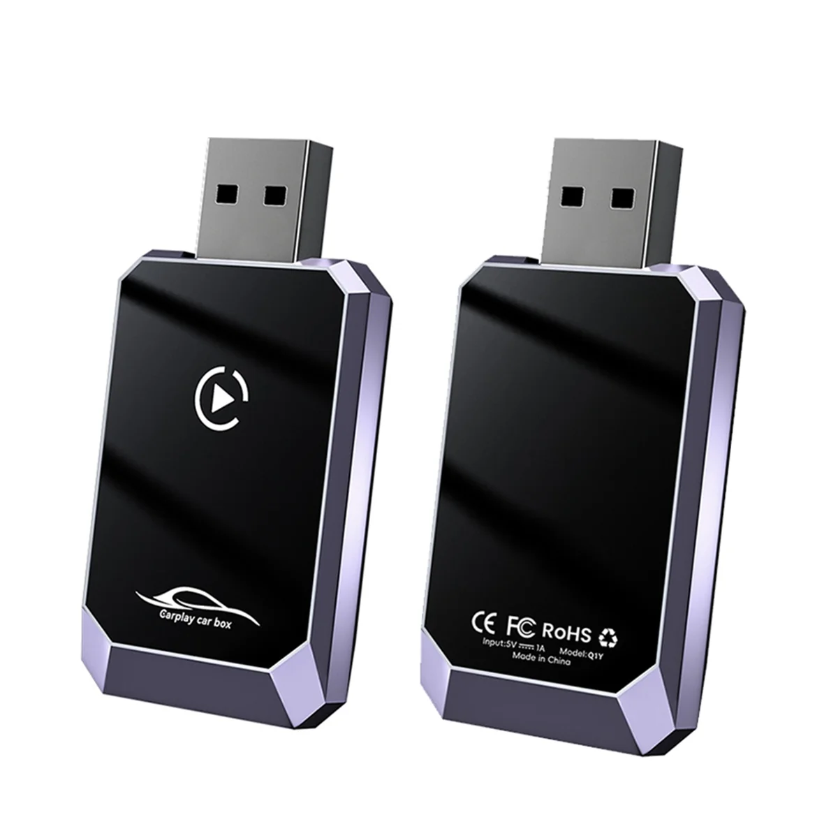 Leading-edge 2 in 1 Wireless CarPlay Android Auto Smart Dongle WiFi Adapter Plug & Play Convert Wired Android Auto to Wireless