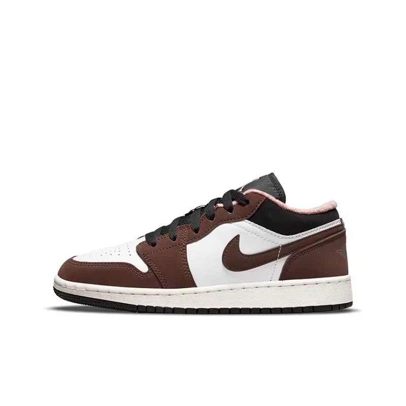 

Air Jordan 1 Low "Chocolate" Brown White GS Size For Women's Low Top Retro Class Basketball Shoes Sneakers DM0589-200