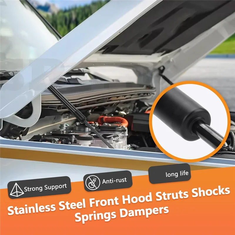 لتويوتا لاند كروزر برادو LC250 2024 2025 دعامات رفع غطاء المحرك الأمامي ، دعامات غطاء المحرك والصدمات والمخمدات الربيع