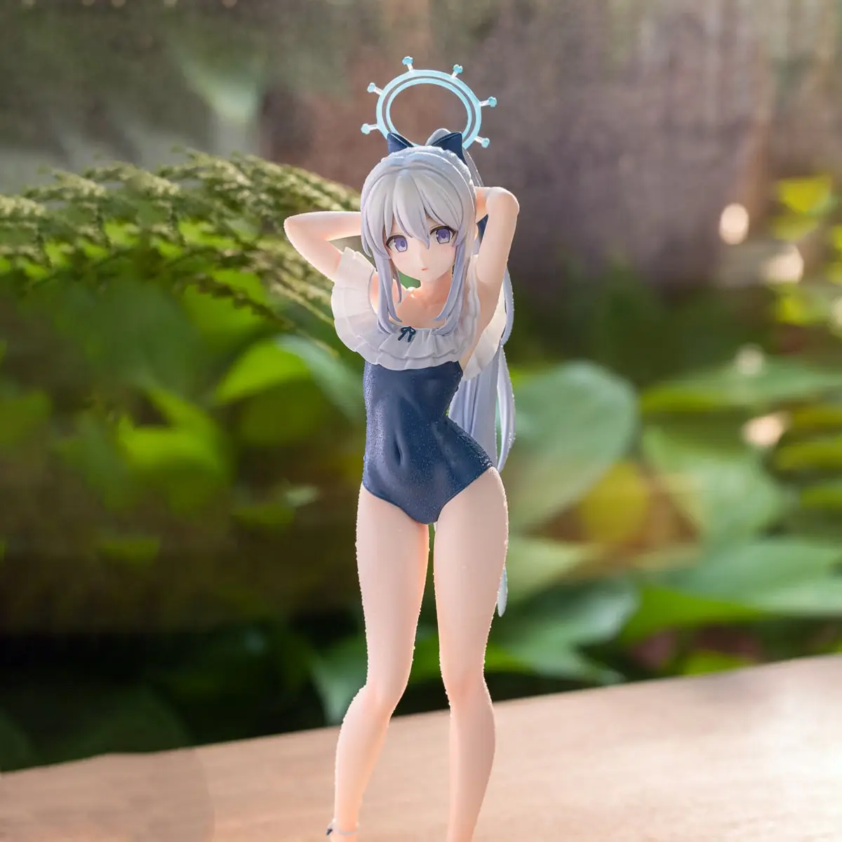 

22cm Blue Archive Swimwear Tsukiyuki Miyako Game Anime Beautiful Girl Action Figurine Fashion Desktop Decor Surprise Toy Gifts