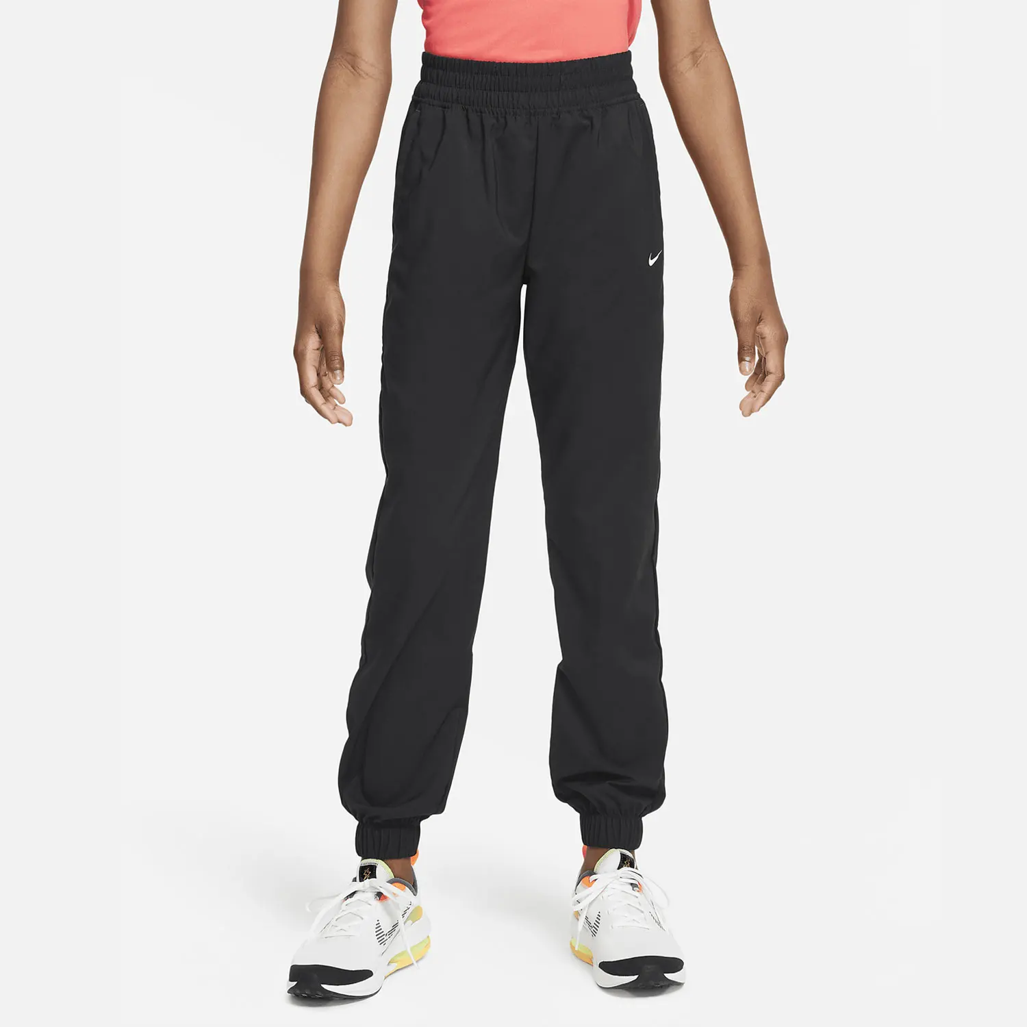 

Официальные оригинальные брюки Nike 2023, новые молодежные спортивные тренировочные тканые зауженные брюки FD2857-010