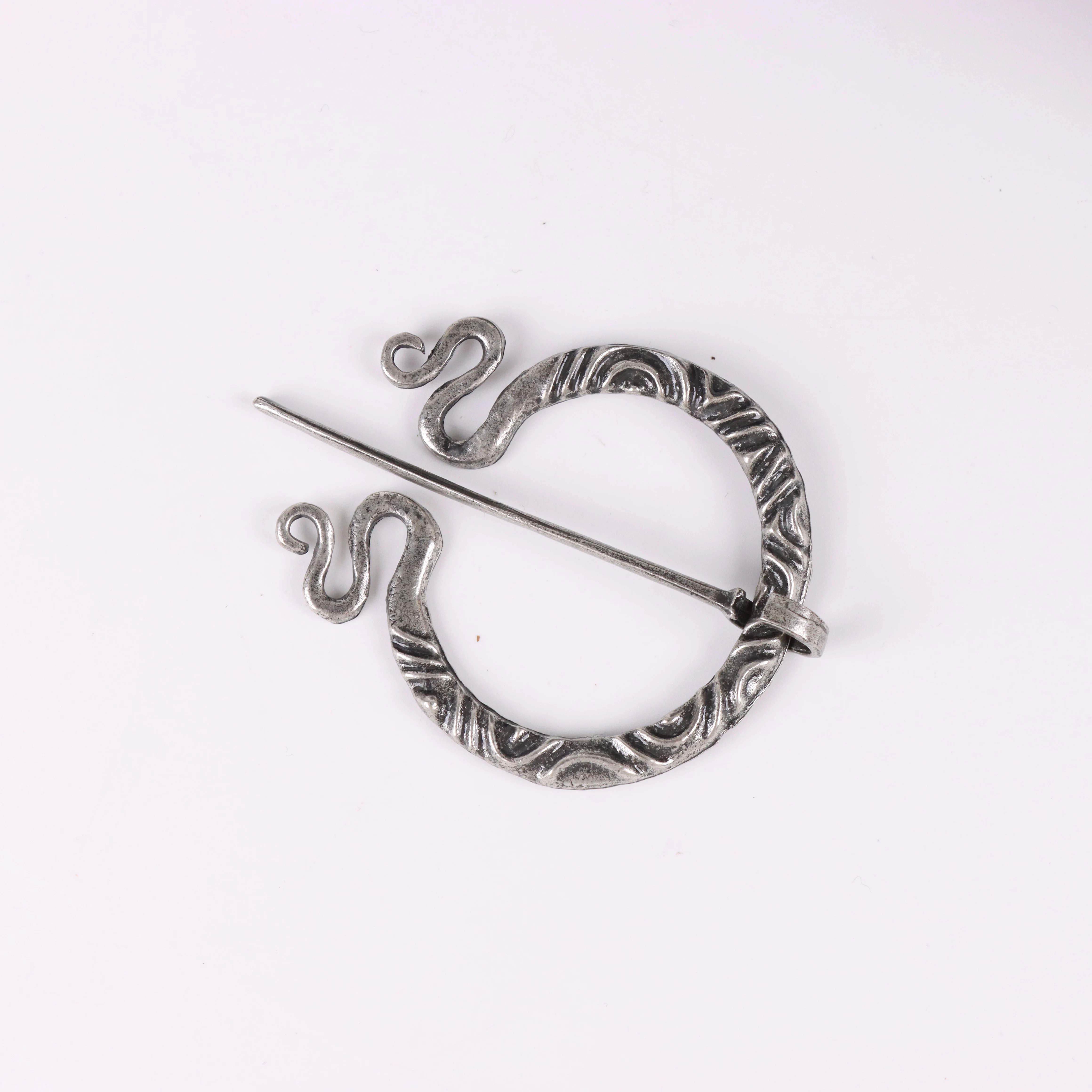 عباءة دبوس المشبك، خمر فايكنغ Penannular بروش دبوس مشبك ل عباءة وشاح شال القماش #5