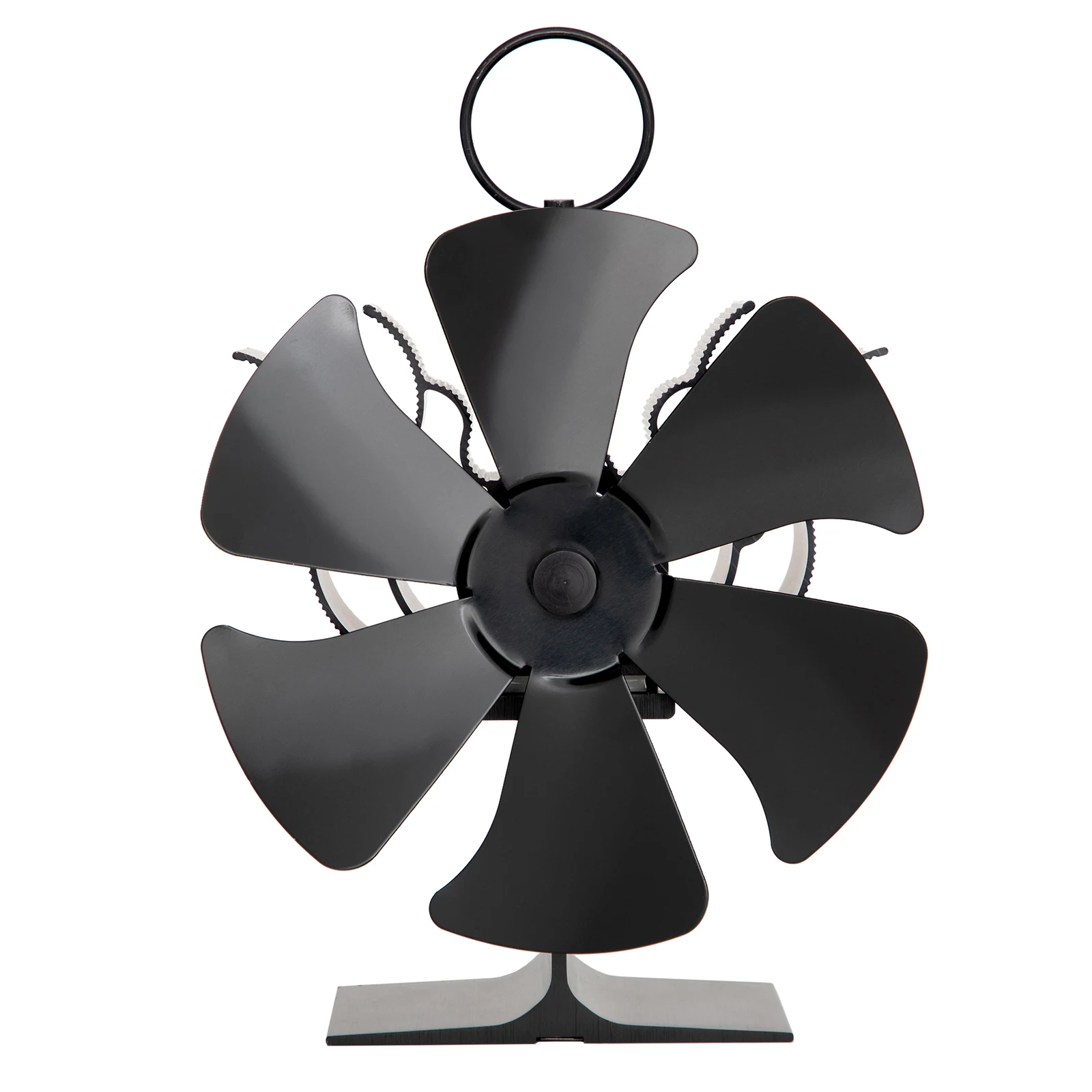 

Fireplace Fan 6-Blade Furnace Fan With Overheating Protection No Power Operation 50°C To 350°C Home Accessories Replacement