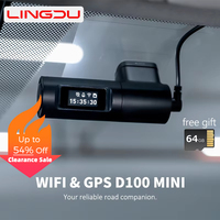 LINGDU D100 Smart Dash Cam 2.5K WiFi GPS Dash Camera for Cars Mini Design Super Night Vision WDR Parking Mode EN Voice Control