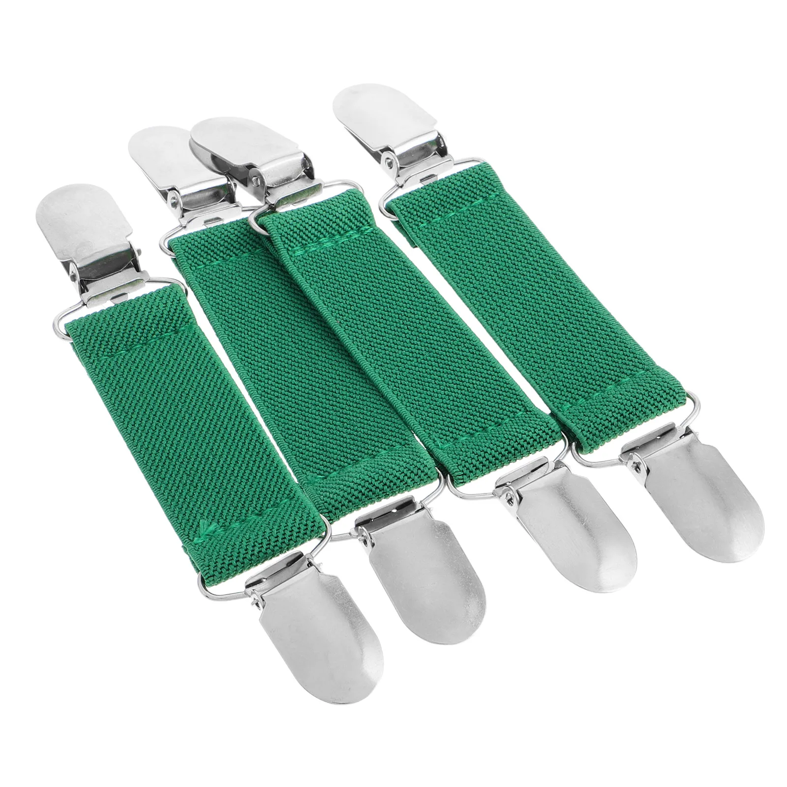 

4pcs Elastic Pant Clips for Men Women Windproof Waterproof Snowproof Belt Extender Fitness Accessories pant keepers elastic