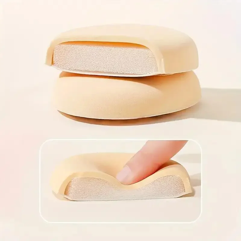 1 مسحوق نفخة + 1 صندوق مارشميلو وسادة هوائية مسحوق نفخة جافة ورطبة ثنائي الغرض إسفنجة ناعمة للغاية مسحوق نفخة