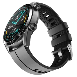 Ремешок силиконовый для Samsung Galaxy watch 6/5/pro/4/6 classic/Active 2, спортивный браслет для huawei gt 4-3-pro-2-2e, 20 мм 22 мм