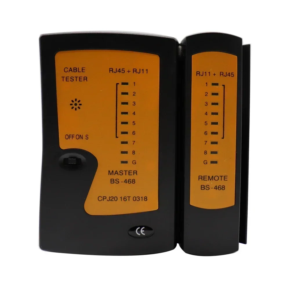 RJ45 RJ11 RJ12 CAT5 UTP LAN Cable Network Tools Telephone Line Tester Detector Remote Test Networking