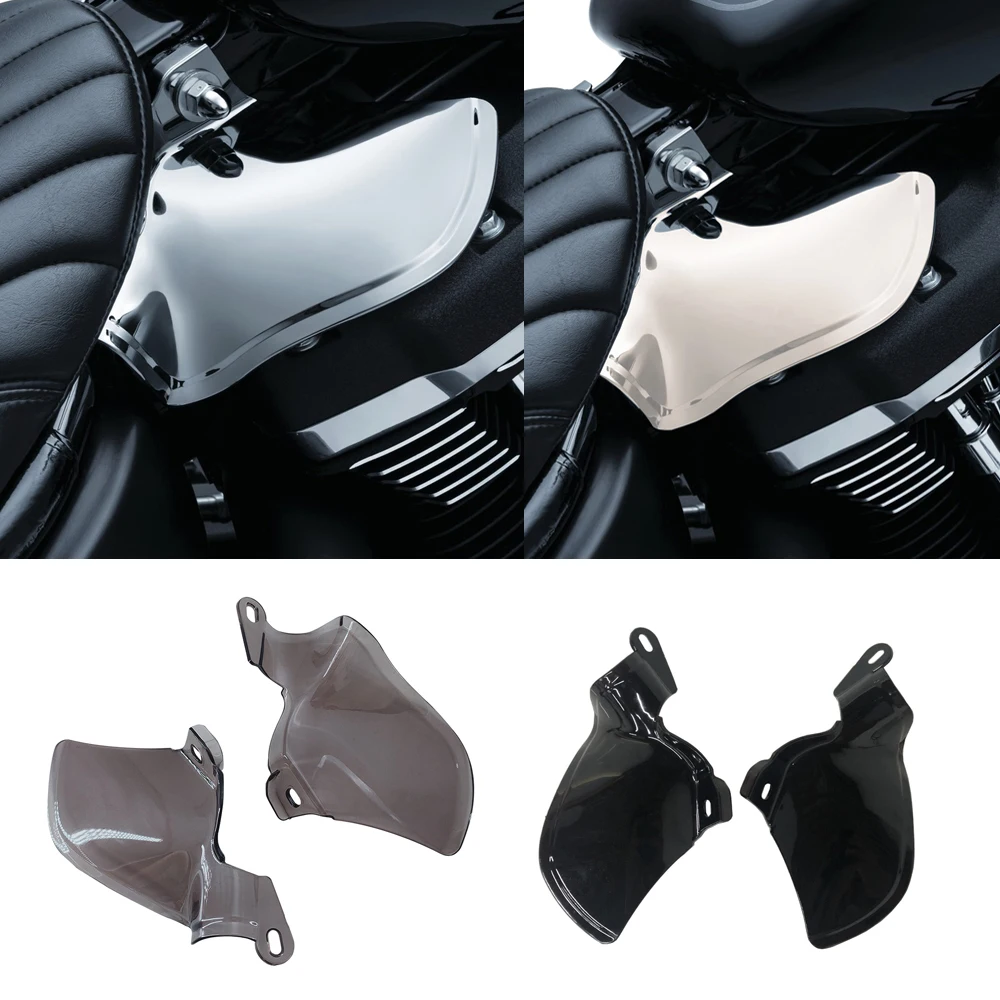 Motorcycle Saddle Shields Heat Deflector Saddle Shields Air Heat Deflector For Harley Softail 2018-2020 Except FXDRS