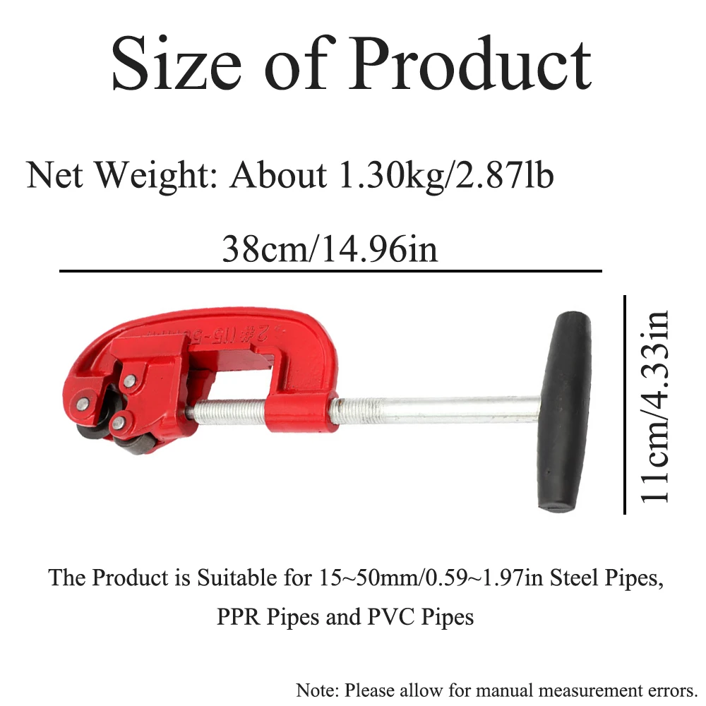 15-55mm Tagliatubi Kit di strumenti per svasatura Espansore per tubi Espansione Bocca Parti Dispositivo per alesatore per tagliatubi per strumenti per svasatura di tubi in rame
