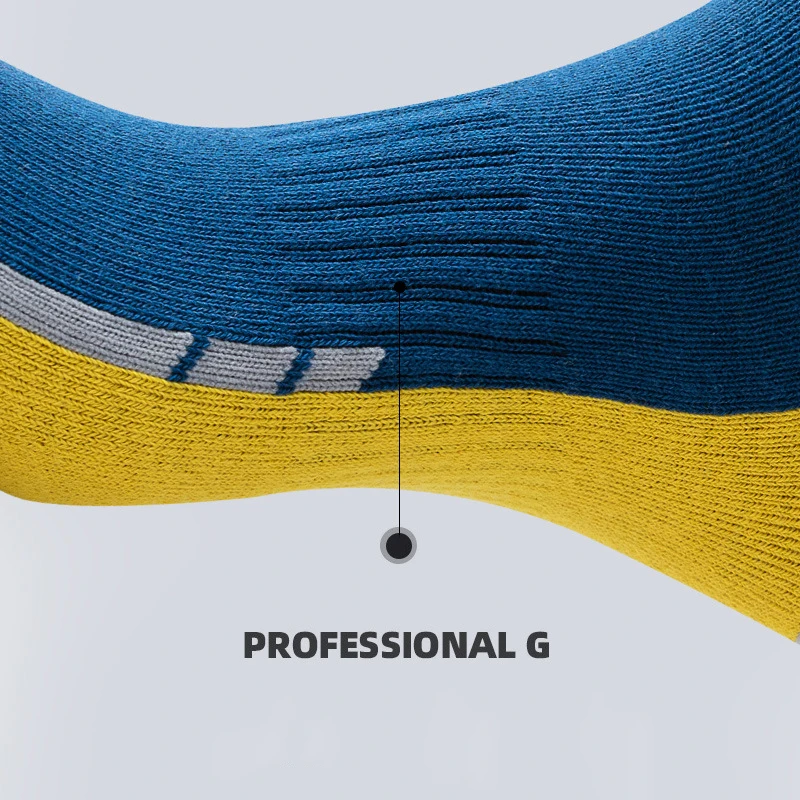 Cotton Socks Professional Men\'s Tennis Towel Bottom Sports Color Matching Elite Tube Business Running Basketball Socks Thickened