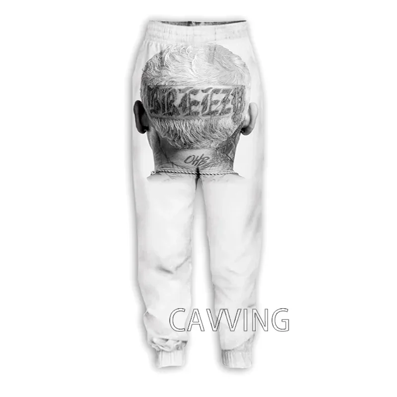 Pantalon de survêtement de sport imprimé en 3D, Sared Chris Brown, pantalon décontracté, pantalon droit, pantalon de survêtement, jogging, nouvelle mode, fjP01