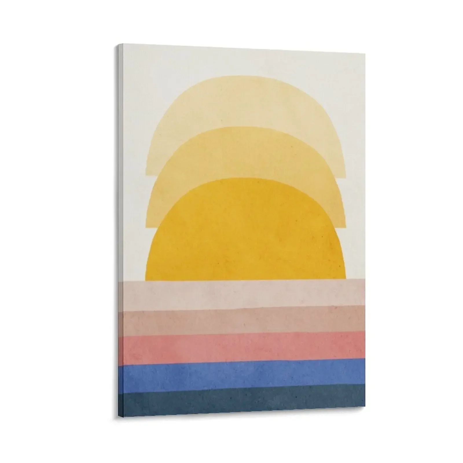 

Sunset, Abstract, Mid century modern kids wall art, Nursery room Canvas Painting home decoration accessories Decoration wall art